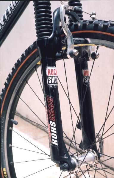 Rock shox of Rocky mountain bikes
