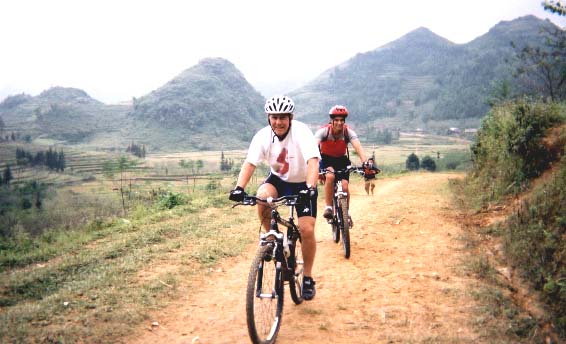 Cycling around BacHa with Rocky mountain bike