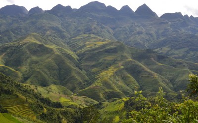 Mountain scenry from Yen Minh heaven gate