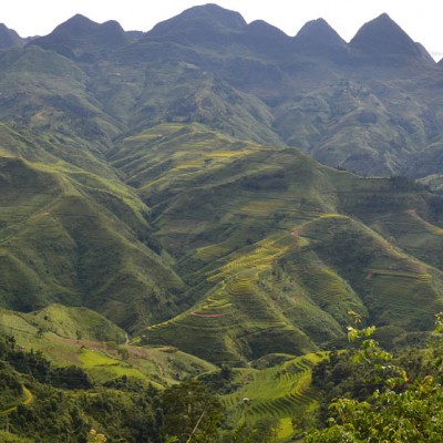 Mountain scenry from Yen Minh heaven gate