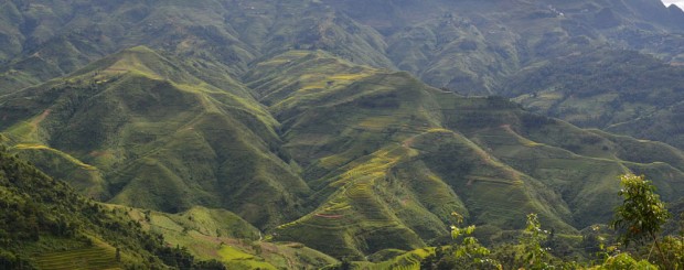 Mountain scenry from Yen Minh heaven gate