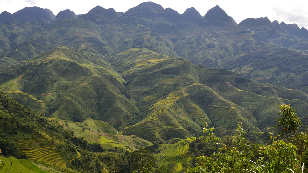 Mountain scenry from Yen Minh heaven gate