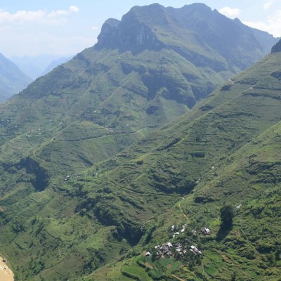 NhoQue river seen from Mapileng pass - HaGiang