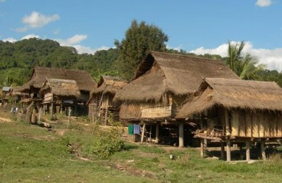 Akha village - MuangSing in Laos