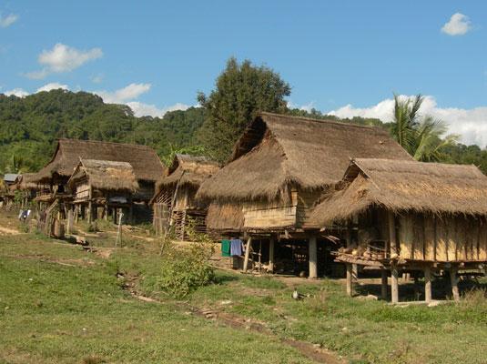 Akha village - MuangSing in Laos