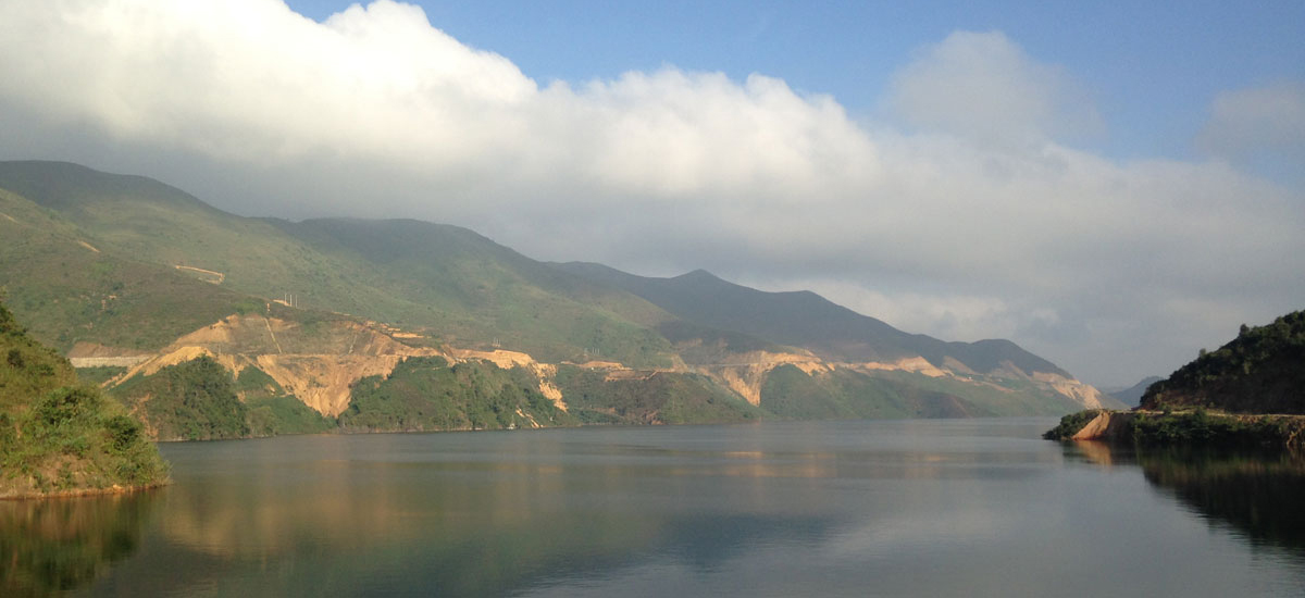 BanChat - TaHua hydro lake - Cycling from Than Uyen to TuanGiao