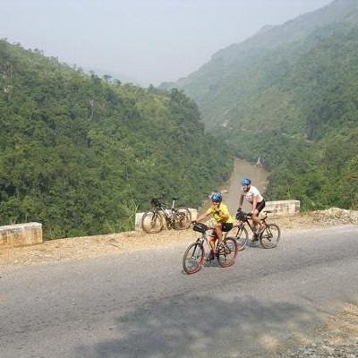 Cycling from TamDuong to old LaiChau 2004