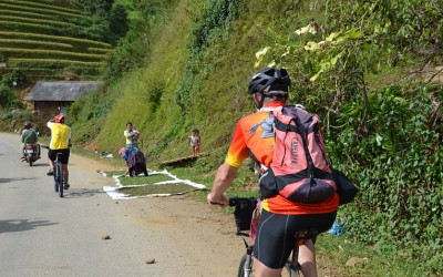 Cycling to Mu Cang Chai - north Vietnam