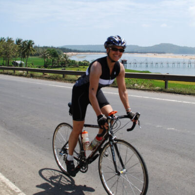 Cycling Vietnam coast GanhDo TuyHoa