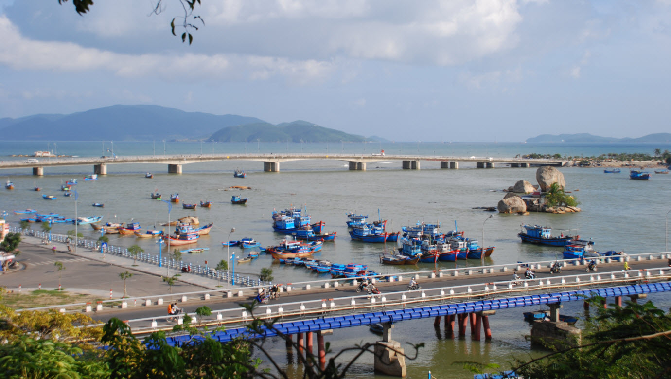 NhaTrang river view from Ponagar Cham temple